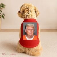 Donald Trump Mugshot MAGA 2024 Front & Back Doggie Tank thumb 2