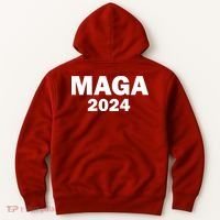Donald Trump Mugshot MAGA 2024 Front & Back Hoodie thumb 6