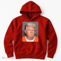 Donald Trump Mugshot MAGA 2024 Front & Back Hoodie thumb 0