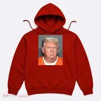 Donald Trump Mugshot MAGA 2024 Front & Back Hoodie thumb 0