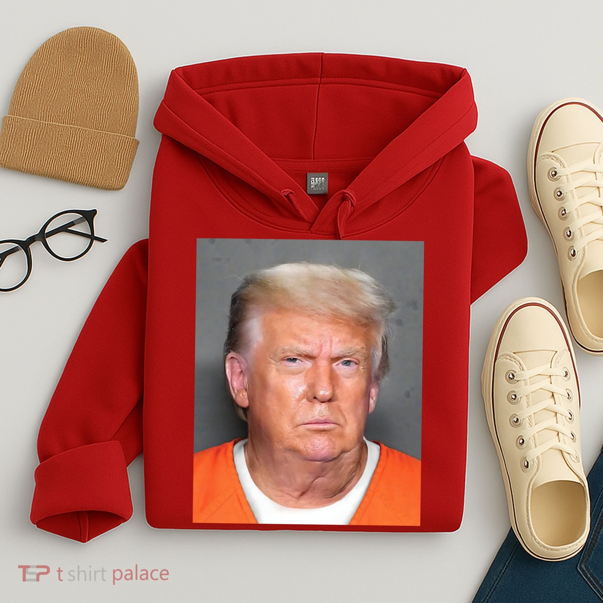 Donald Trump Mugshot MAGA 2024 Front & Back Hoodie