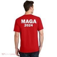 Donald Trump Mugshot MAGA 2024 Front & Back T-Shirt thumb 1