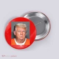 Donald Trump Mugshot MAGA 2024 Front & Back Button thumb 0