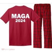 Donald Trump Mugshot MAGA 2024 Front & Back Pajama Set thumb 1
