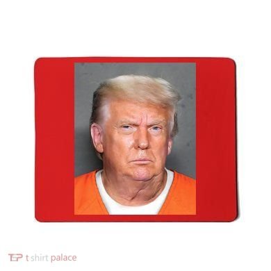 Donald Trump Mugshot MAGA 2024 Front & Back Mousepad