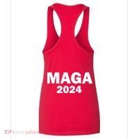 Donald Trump Mugshot MAGA 2024 Front & Back Women's Tank Top thumb 4