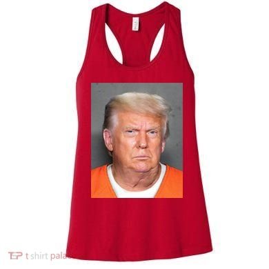 Donald Trump Mugshot MAGA 2024 Front & Back Women's Tank Top