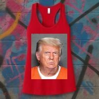 Donald Trump Mugshot MAGA 2024 Front & Back Women's Tank Top thumb 3