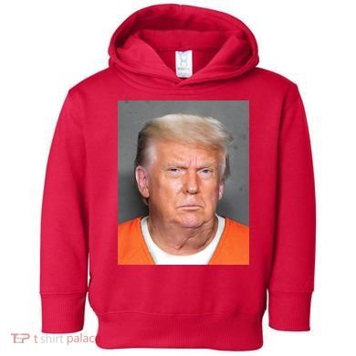Donald Trump Mugshot MAGA 2024 Front & Back Toddler Hoodie