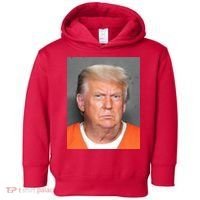 Donald Trump Mugshot MAGA 2024 Front & Back Toddler Hoodie thumb 0