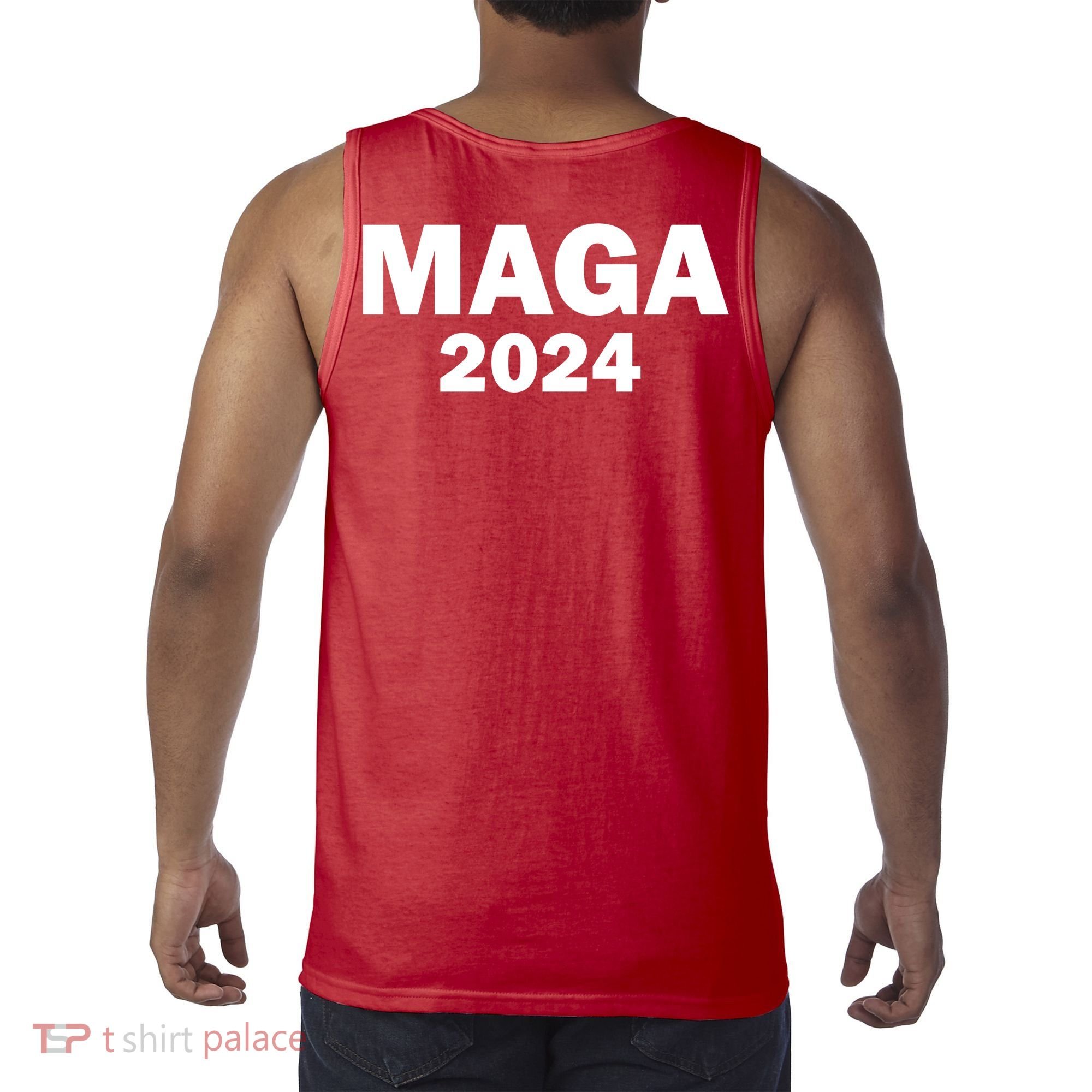 Donald Trump Mugshot MAGA 2024 Front & Back Tank Top