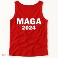 Donald Trump Mugshot MAGA 2024 Front & Back Tank Top thumb 5