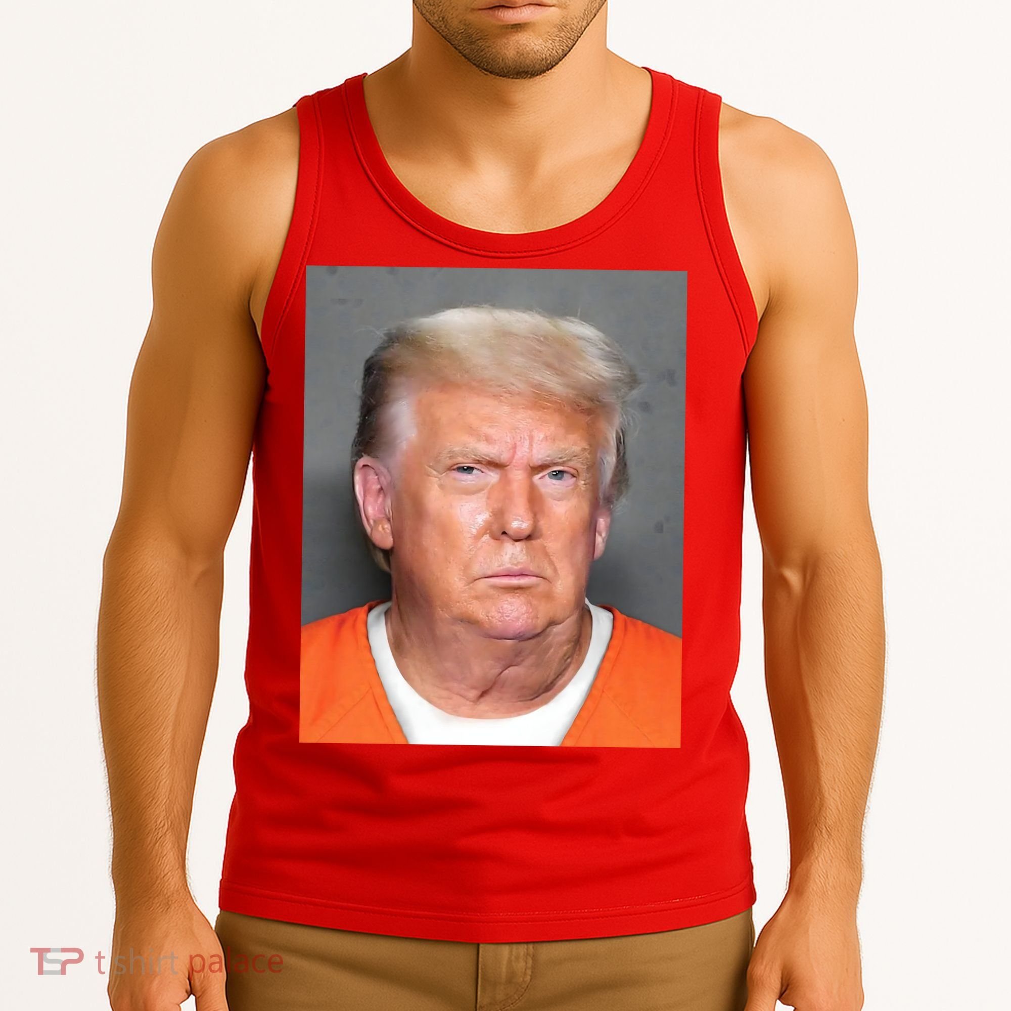 Donald Trump Mugshot MAGA 2024 Front & Back Tank Top