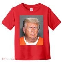 Donald Trump Mugshot MAGA 2024 Front & Back Toddler T-Shirt thumb 0