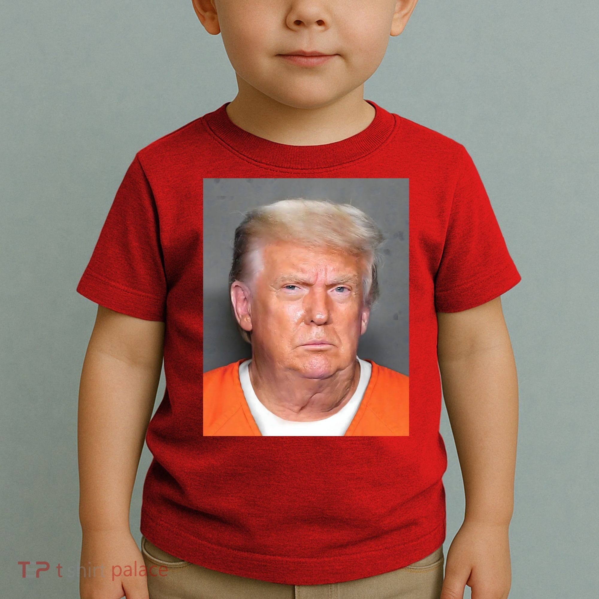 Donald Trump Mugshot MAGA 2024 Front & Back Toddler T-Shirt