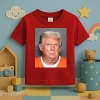 Donald Trump Mugshot MAGA 2024 Front & Back Toddler T-Shirt thumb 3