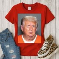Donald Trump Mugshot MAGA 2024 Front & Back Women's T-Shirt thumb 3