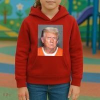 Donald Trump Mugshot MAGA 2024 Front & Back Kids Hoodie thumb 3