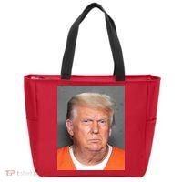 Donald Trump Mugshot MAGA 2024 Front & Back Tote Bag thumb 0