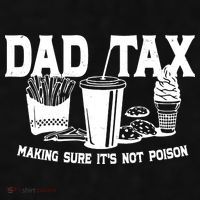 Dad Tax Making Sure Its Not Poison Ladies PosiCharge Tri-Blend Wicking Tank thumb 2