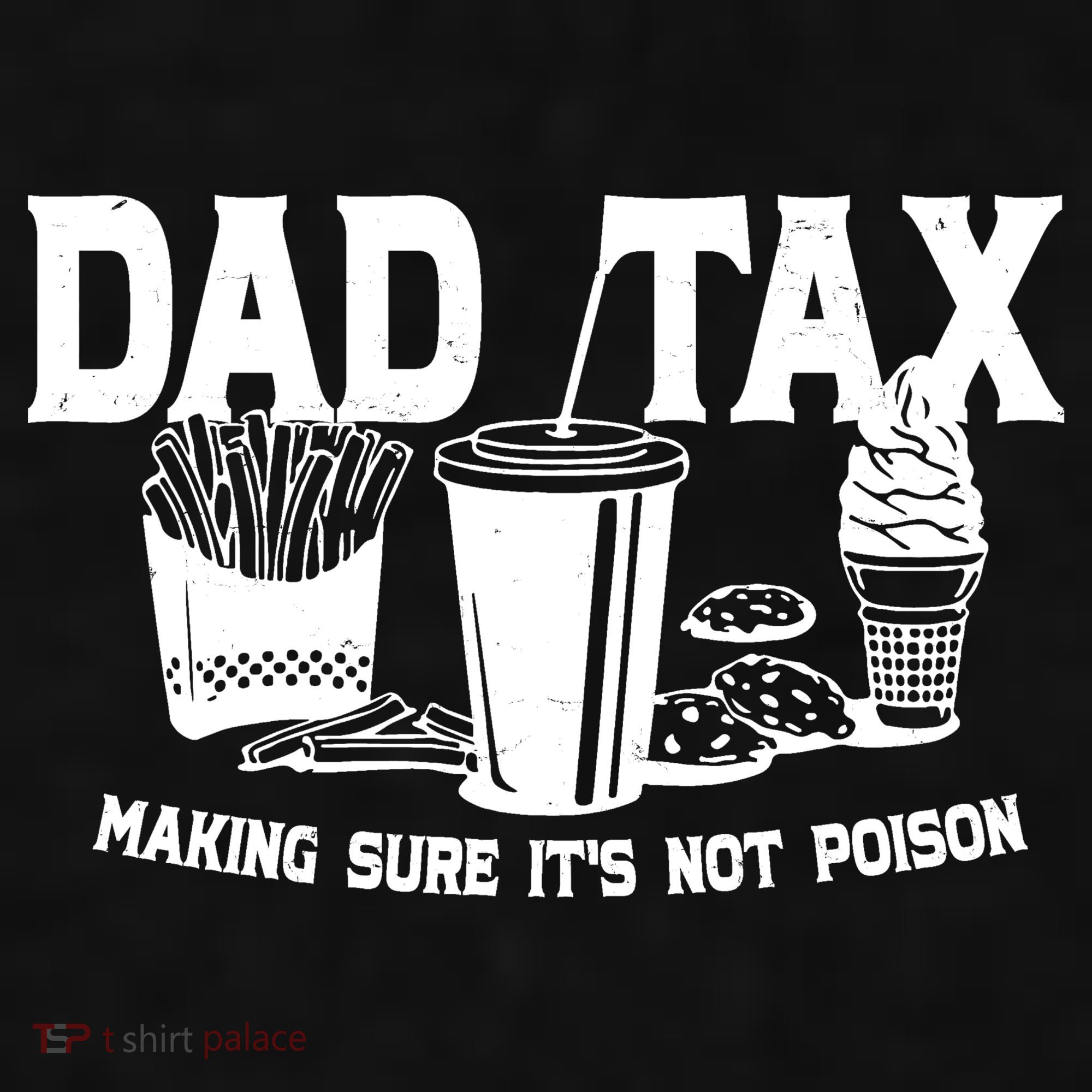 Dad Tax Making Sure Its Not Poison Ladies PosiCharge Tri-Blend Wicking Tank