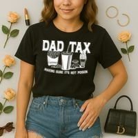 Dad Tax Making Sure Its Not Poison Comfort Colors Boxy T-Shirt thumb 2