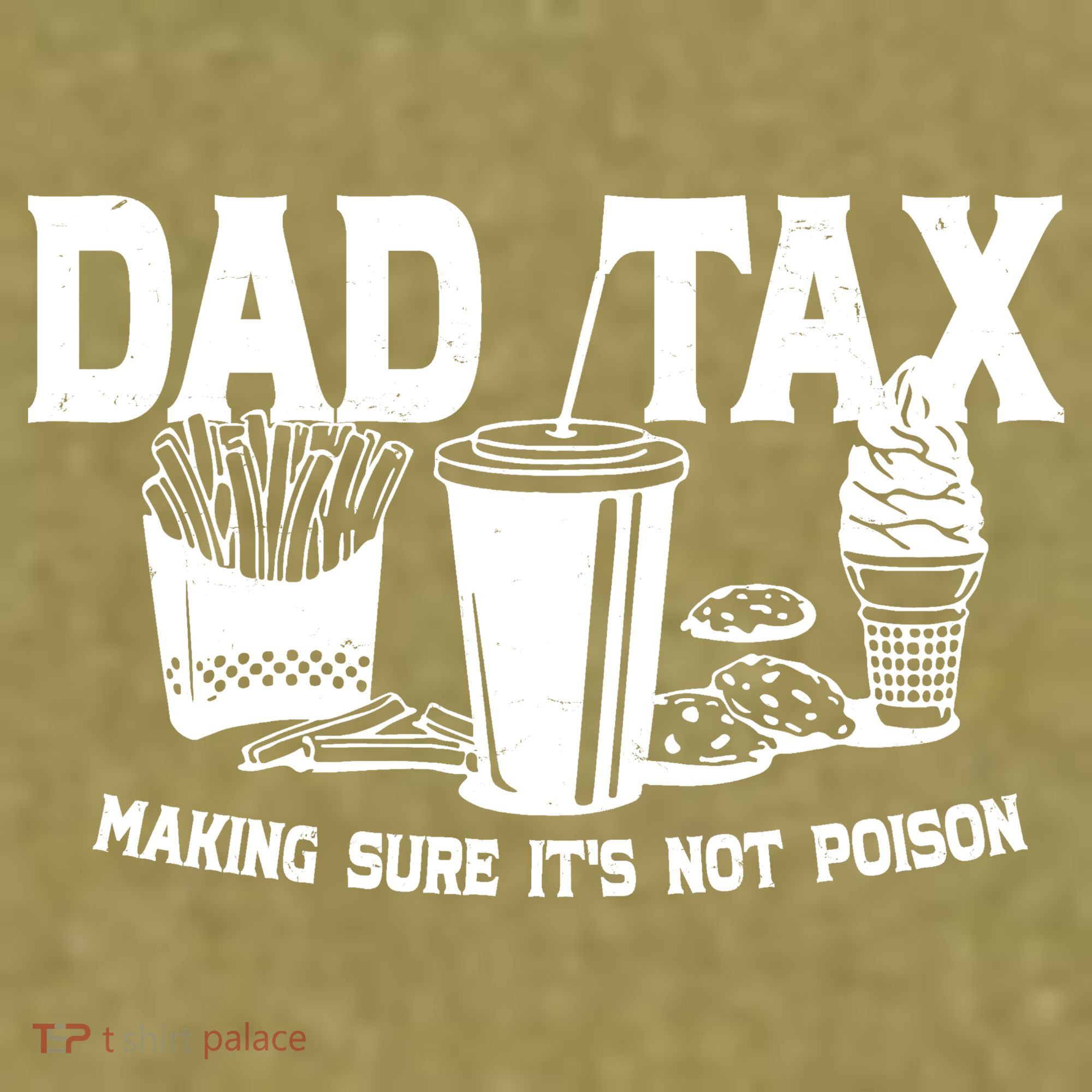 Dad Tax Making Sure Its Not Poison Garment-Dyed Women's Muscle Tee