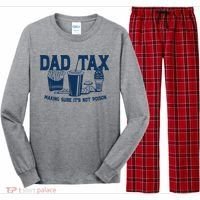 Dad Tax Making Sure Its Not Poison Long Sleeve Pajama Set thumb 0