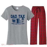Dad Tax Making Sure Its Not Poison Women's Flannel Pajama Set thumb 0