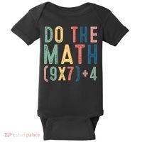 Do The Math 67 Meme Funny Six Seven 6-7 Teacher  Baby Bodysuit thumb 0