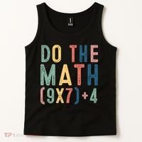 Do The Math 67 Meme Funny Six Seven 6-7 Teacher  Tank Top thumb 2