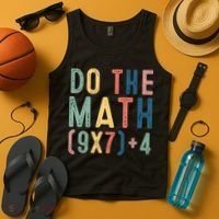 Do The Math 67 Meme Funny Six Seven 6-7 Teacher  Tank Top thumb 4