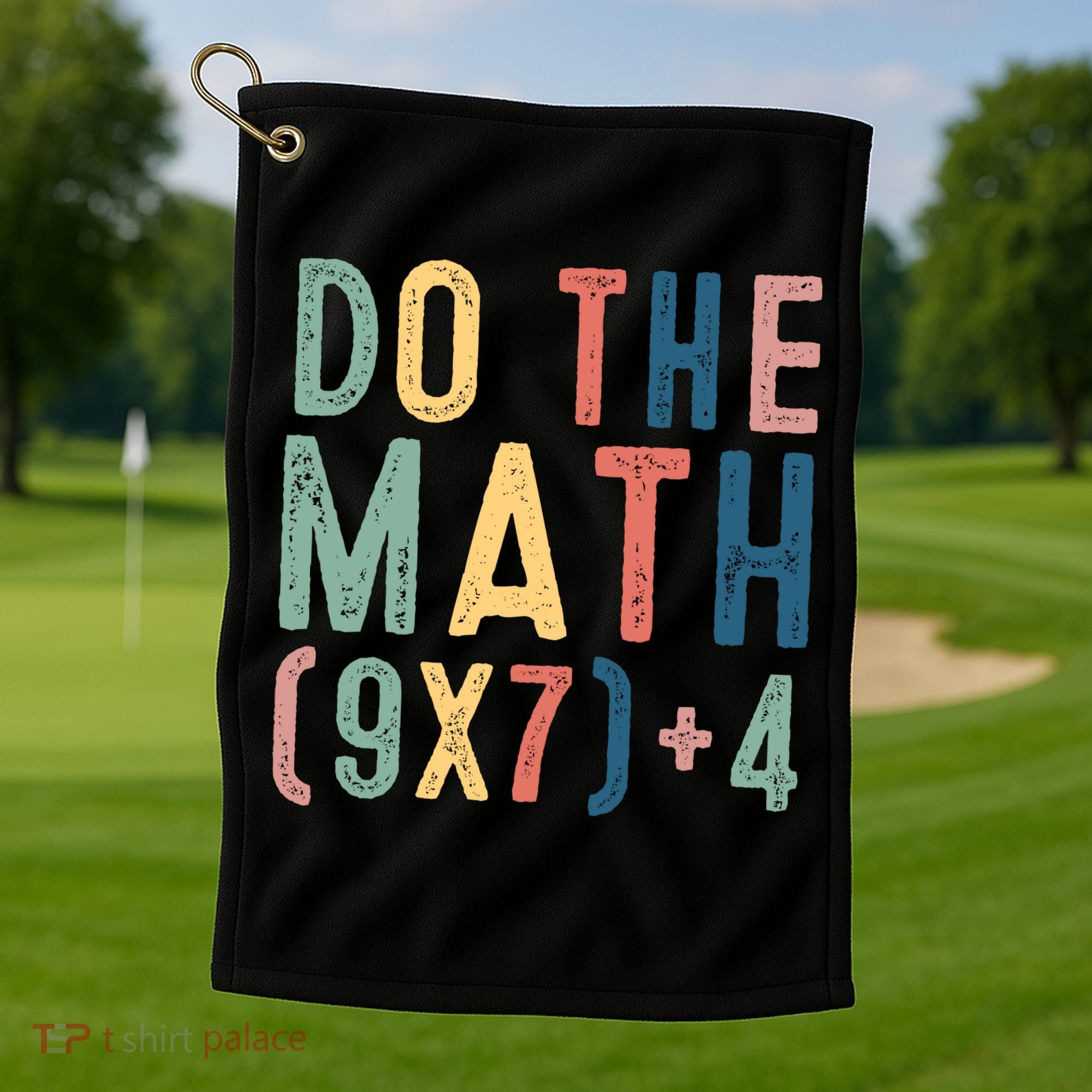 Do The Math 67 Meme Funny Six Seven 6-7 Teacher  Golf Towel