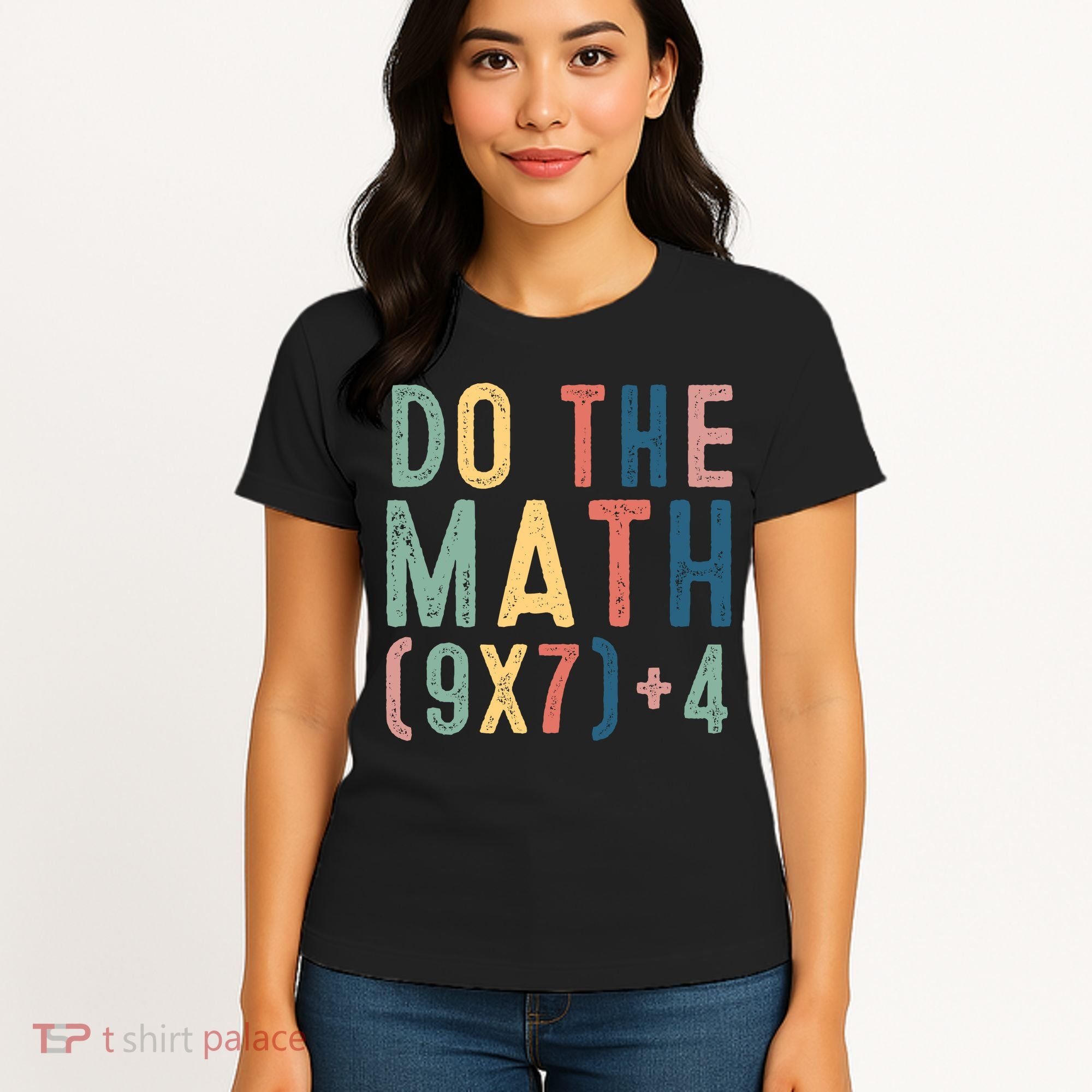 Do The Math 67 Meme Funny Six Seven 6-7 Teacher  Women's T-Shirt