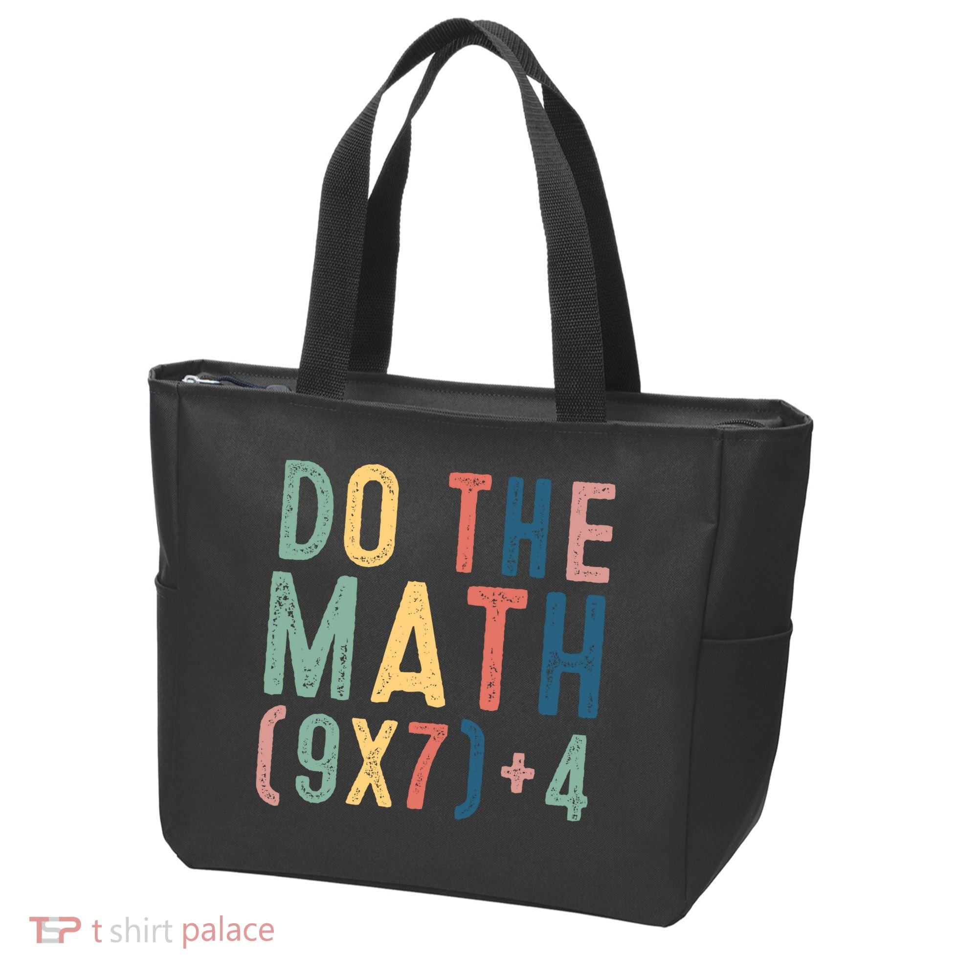 Do The Math 67 Meme Funny Six Seven 6-7 Teacher  Tote Bag