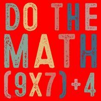 Do The Math 67 Meme Funny Six Seven 6-7 Teacher  Santa Hat thumb 1