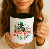 Dad Tax Making Sure It's Not Poison Funny Coffee Mug thumb 3