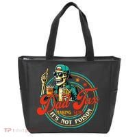 Dad Tax Making Sure It's Not Poison Funny Tote Bag thumb 0