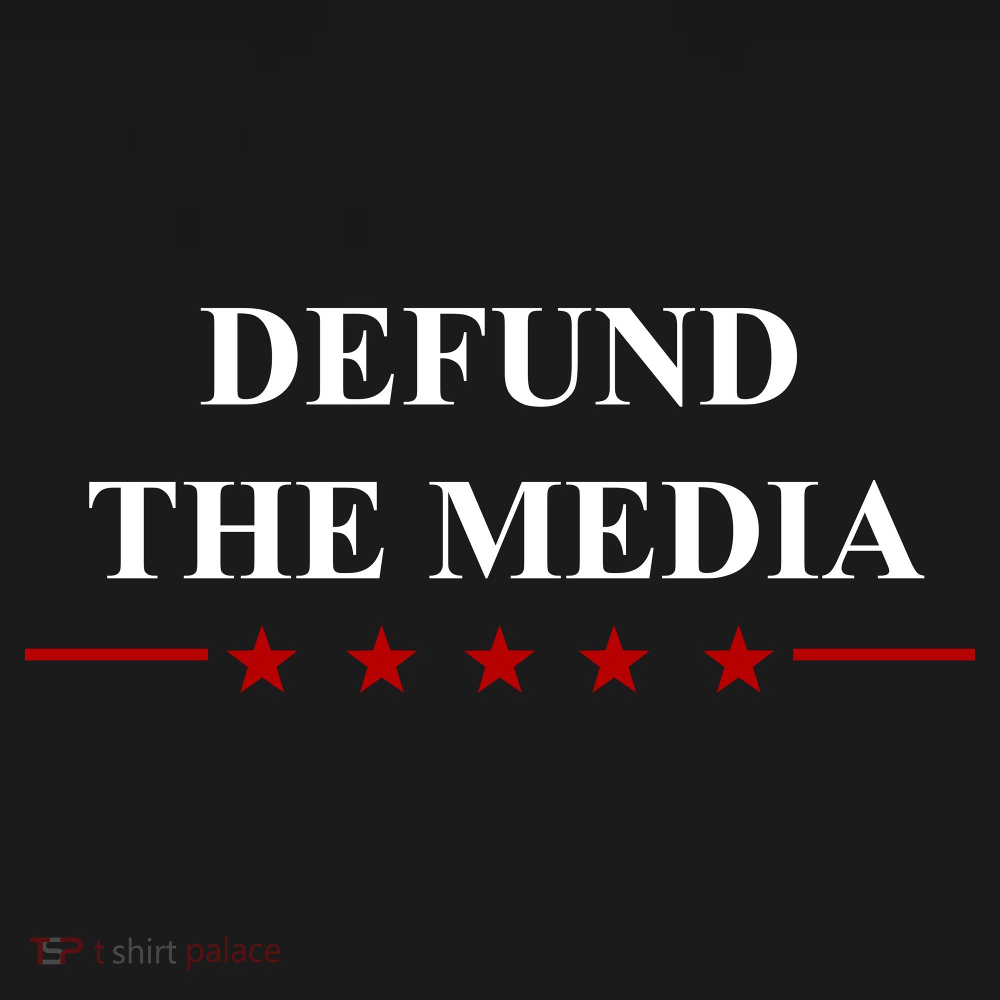 Defund The Media USA Star Ornament