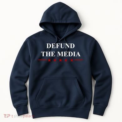 Defund The Media USA Star Hoodie