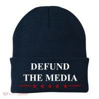 Defund The Media USA Star Beanie thumb 0