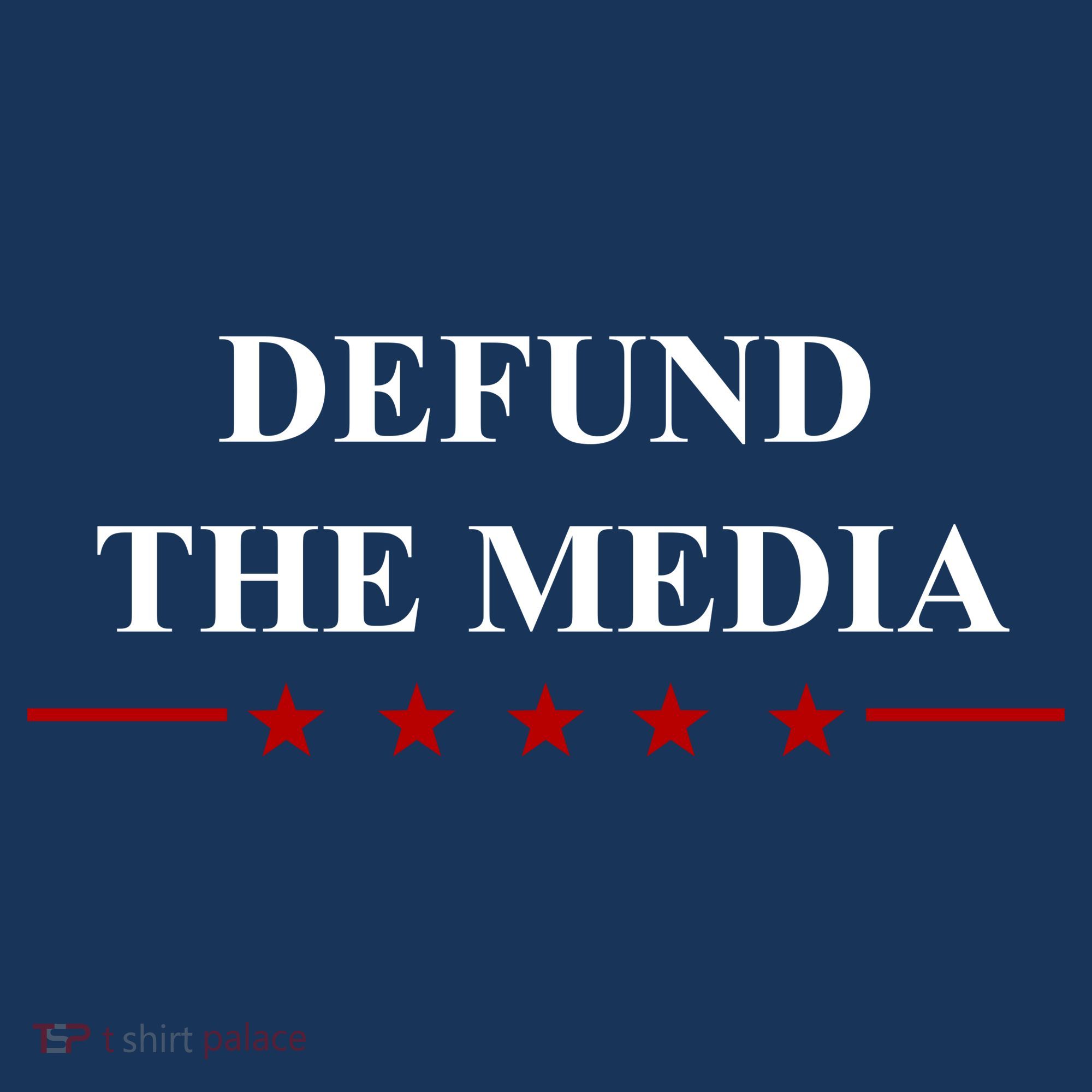 Defund The Media USA Star Polo