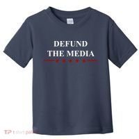 Defund The Media USA Star Toddler T-Shirt thumb 0