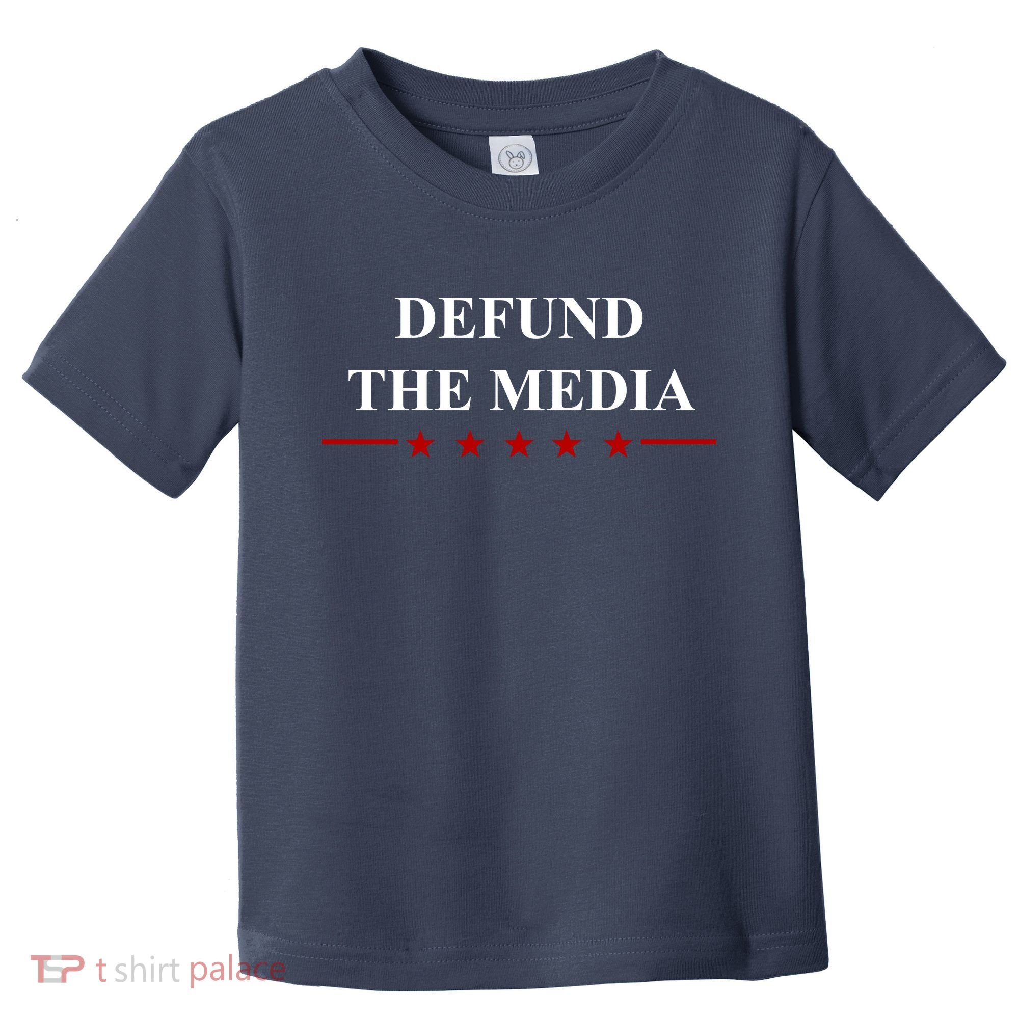 Defund The Media USA Star Toddler T-Shirt