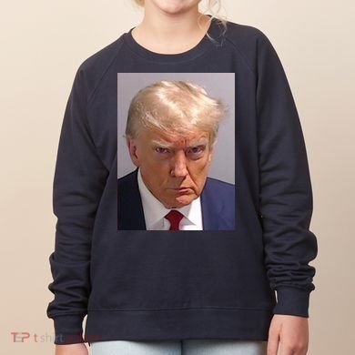 Donald Trump Mugshot Women's Sweatshirt
