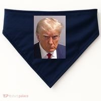 Donald Trump Mugshot USA-Made Doggie Bandana thumb 0