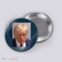 Donald Trump Mugshot Button thumb 0
