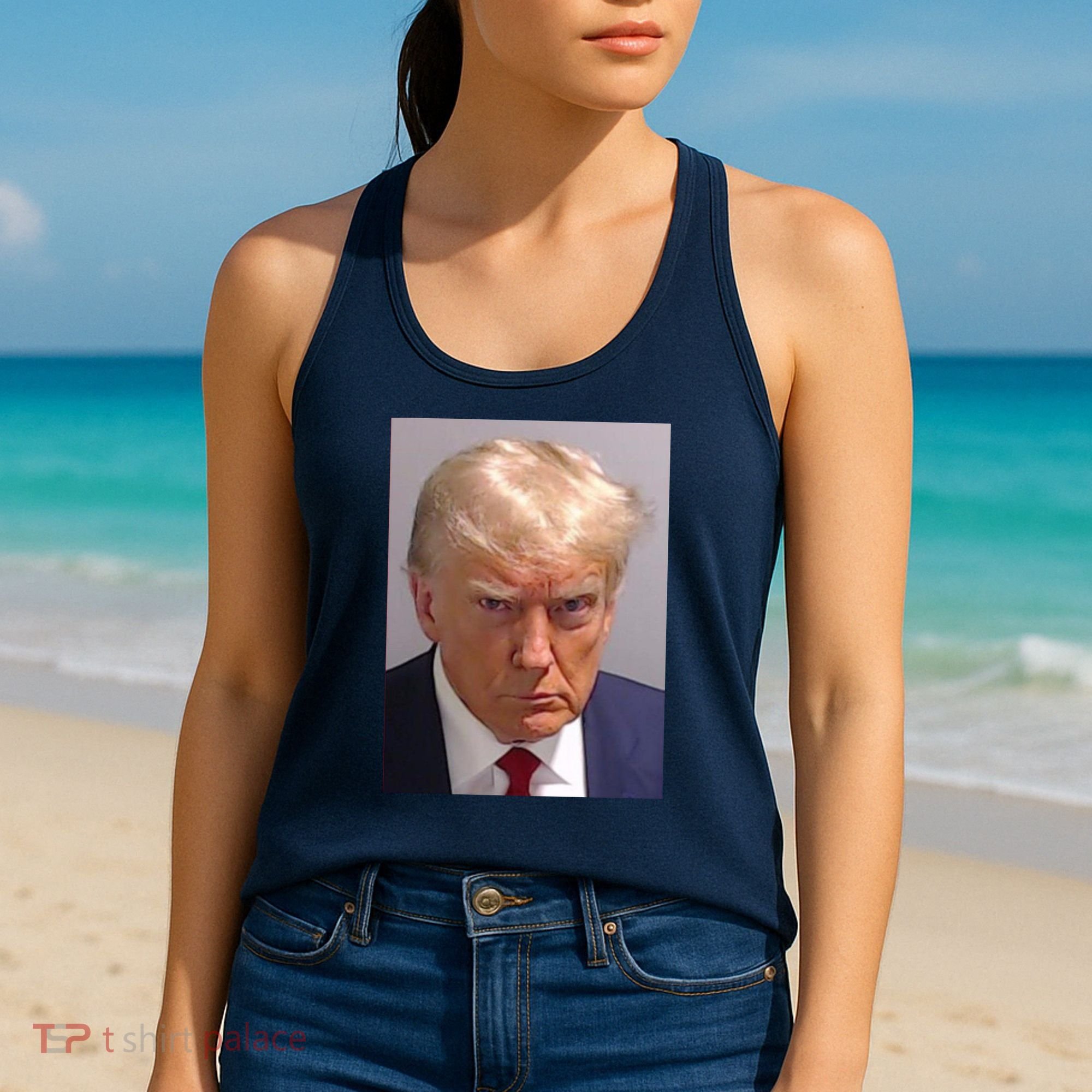 Donald Trump Mugshot Women's Tank Top