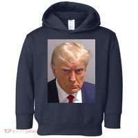 Donald Trump Mugshot Toddler Hoodie thumb 0