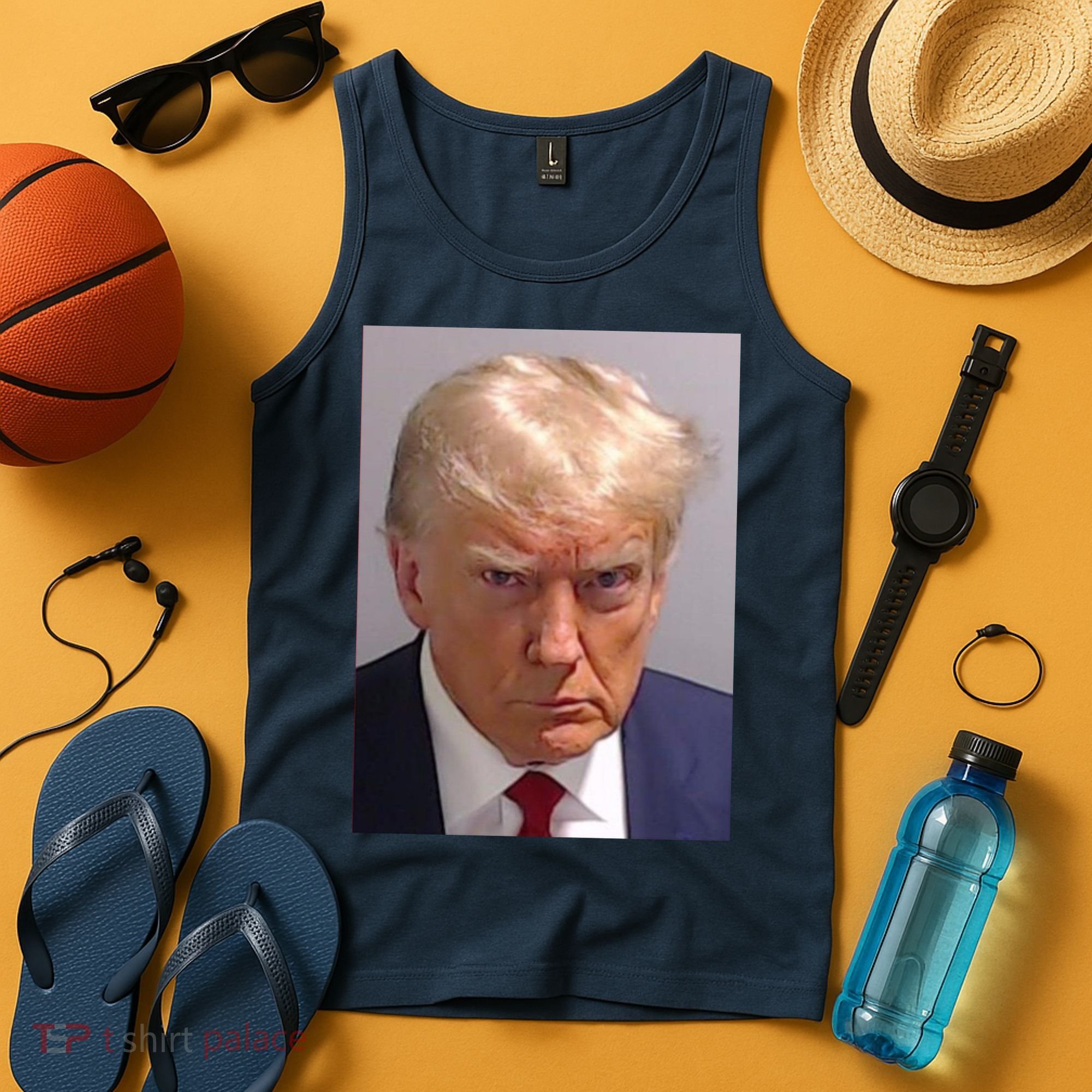 Donald Trump Mugshot Tank Top